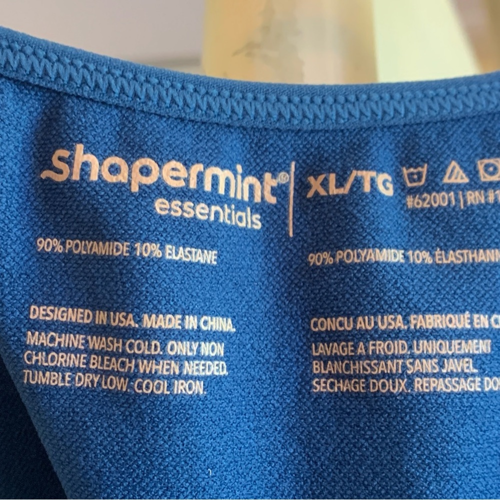 Shapermint Blue and Black Camisoles, Set of 2, Size XL - Picture 4 of 4